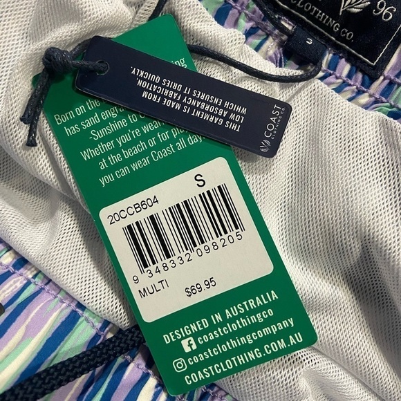 NWT Coast Clothing Beach Shorts - Picture 4 of 5